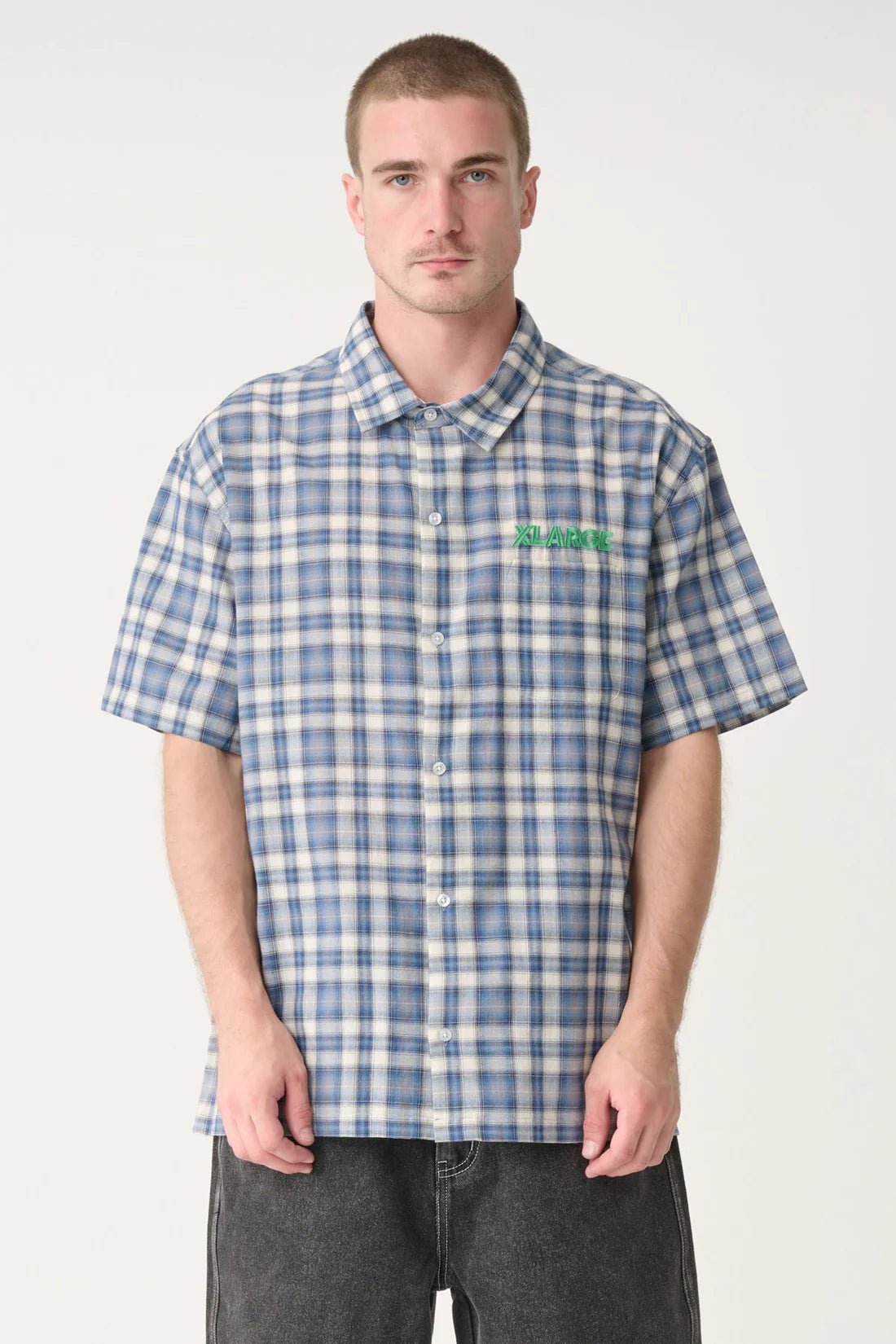 SNOOZE SS SHIRT - XlargeXL025S3403-DUSTY NAVY-S