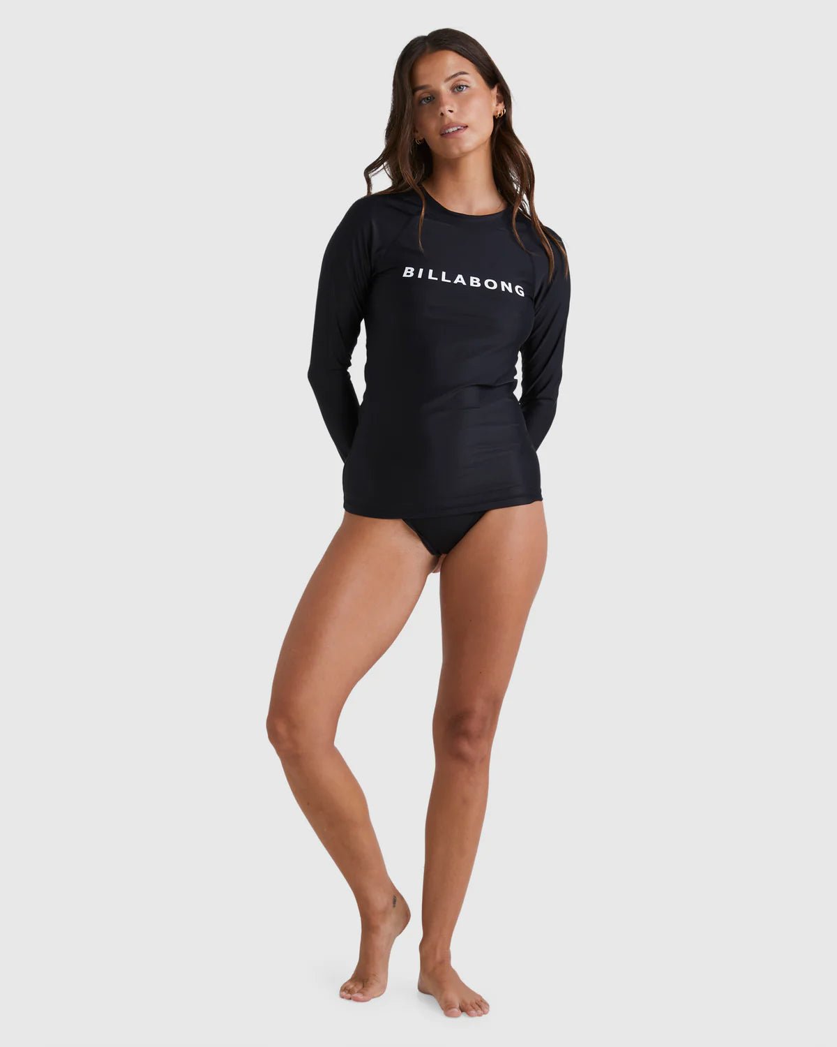 SOCIETY LONG SLEEVE SUNSHIRT - BillabongUBJWR03031 - BLACK - XS/6