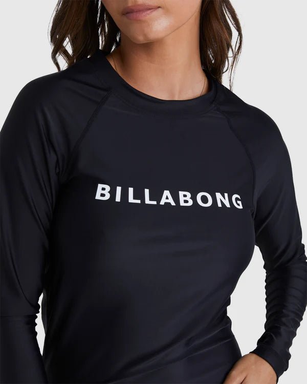 SOCIETY LONG SLEEVE SUNSHIRT - BillabongUBJWR03031 - BLACK - XS/6