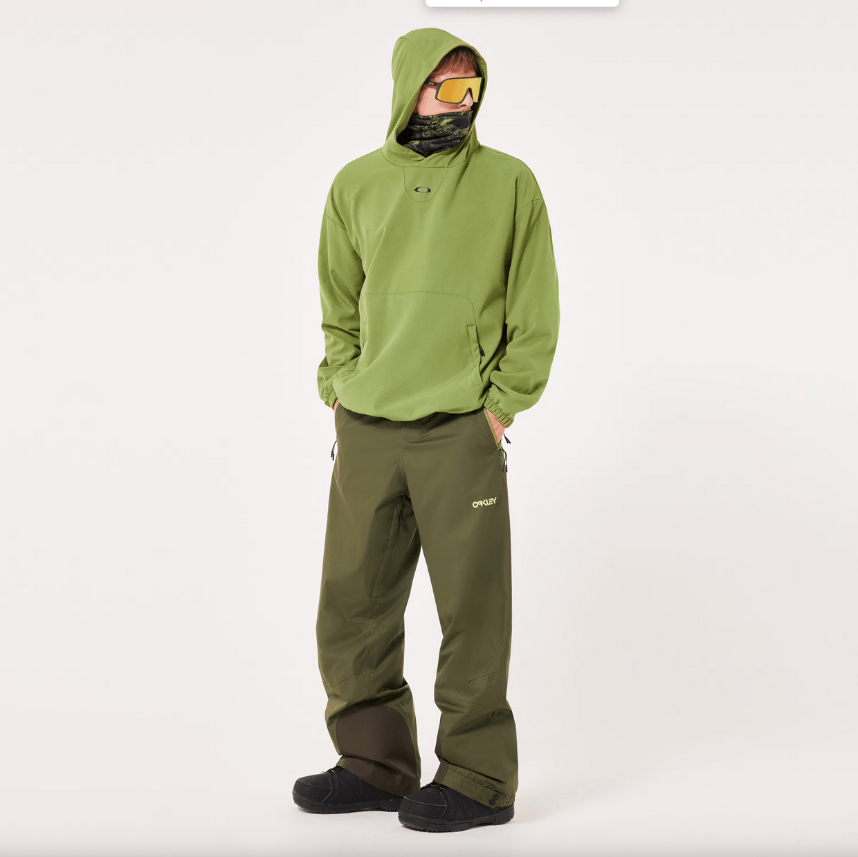 Solar Rail Softshell Hoodie - OakleyFOA406119 - FRN - Fern - S