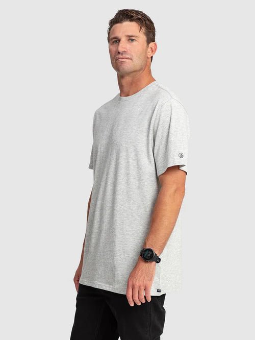 SOLID SS TEE - VolcomA5032274-GREY MARLE-S