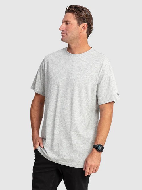 SOLID SS TEE - VolcomA5032274-GREY MARLE-S
