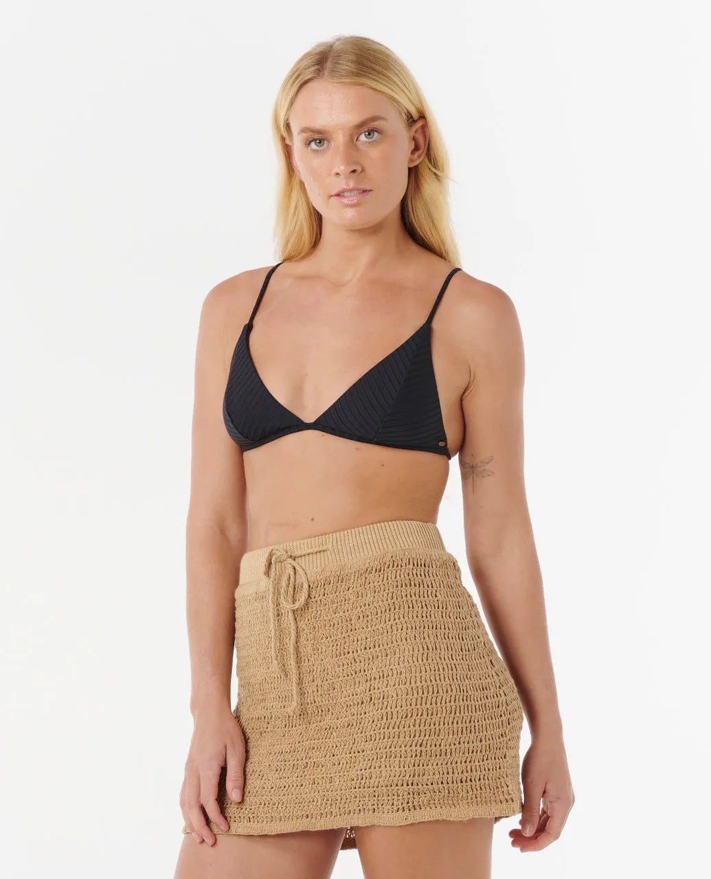Soliel Crotchet Mini Skirt - Rip Curl029WSK - 5067 - Taupe - XS