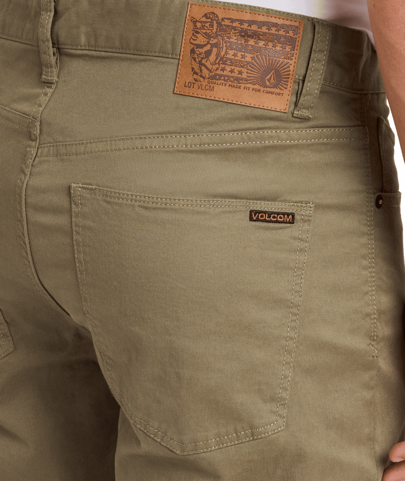 SOLVER LITE 5 POCKET - VolcomA1112308-ARMY GREEN COMBO-28