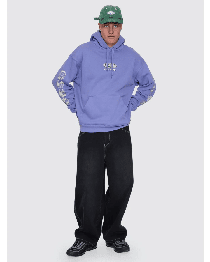 Sonic Pullover Hood - WorshipPA26-215I-Purple Haze-M
