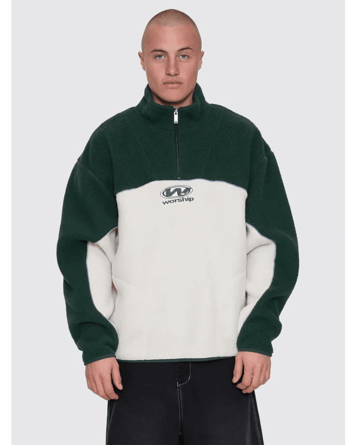 Sonic Quarter Zip Sherpa Fleece - WorshipPA26-219A-Zine-S