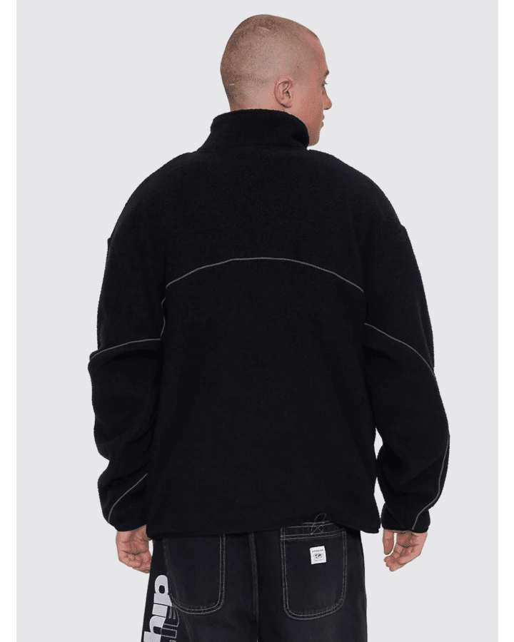 Sonic Quarter Zip Sherpa Fleece - WorshipPA26-219B-Black-M