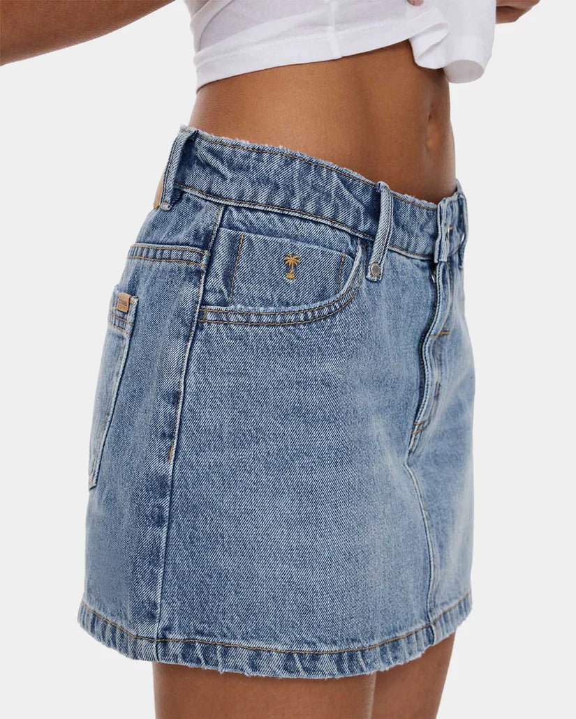 Sophie Mid Rise Mini Skirt - ThrillsWTDP-336RFE-RUSTICFADE-06