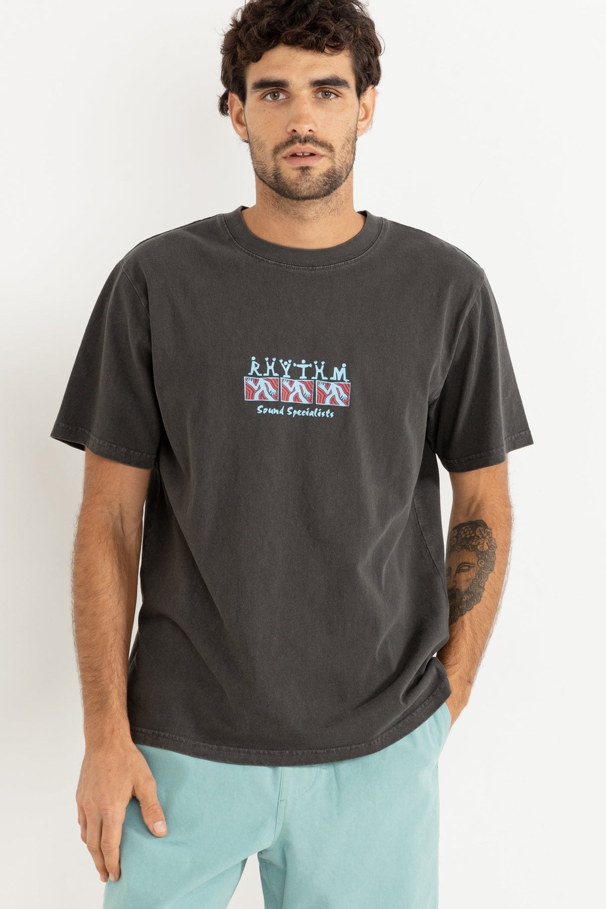 SOUND SPECIALIST VINTAGE SS T - SHIRT - Rhythm0725M - PT06 - VINTAGE BLACK - S
