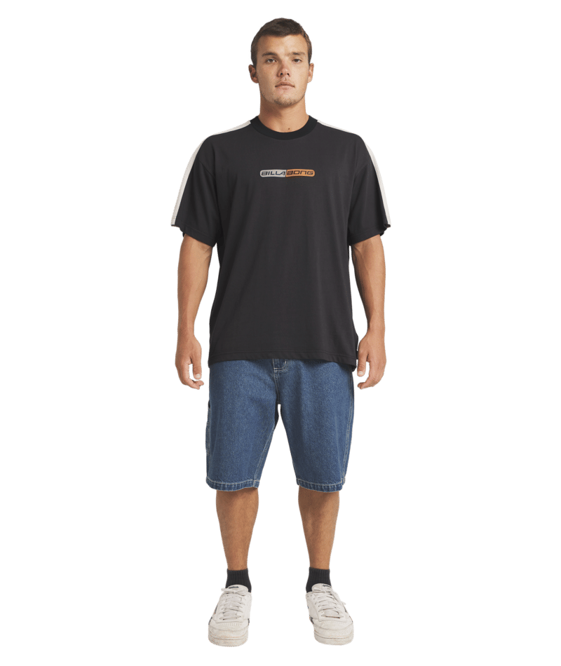 SPEC ICONIC SS - Billabong24A014500 - WASHED BLACK - S