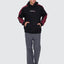 Spectral Raglan Panel Cropped Hood - ThrillsTA26-285B-Black-S