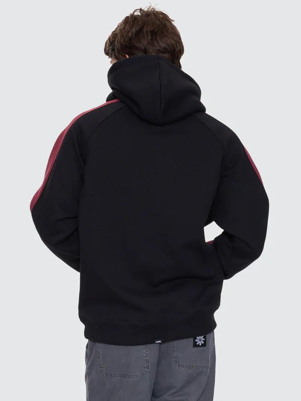 Spectral Raglan Panel Cropped Hood - ThrillsTA26-285B-Black-S