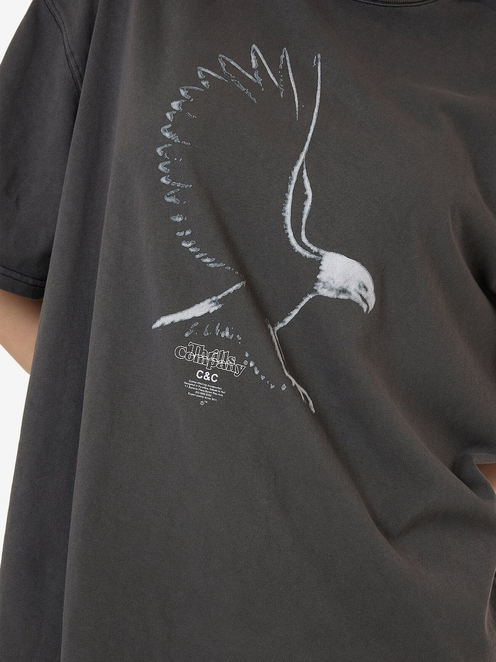 Speed Metal Oversized Tee - ThrillsWSMU24 - 141BM - Merch Black - 10