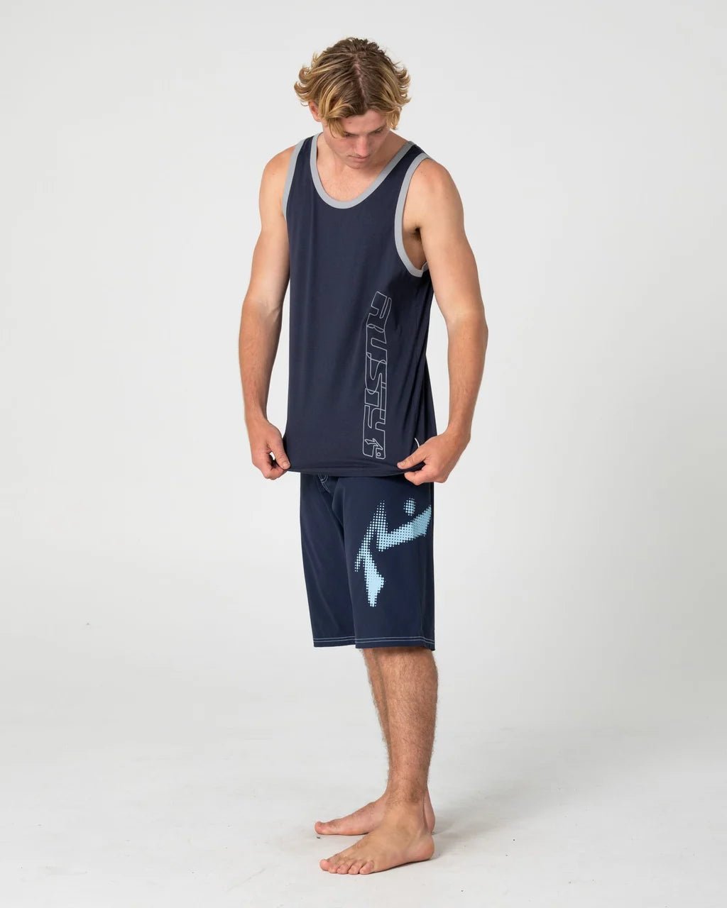 SPEEDRUN TANK -RustyTSM0548-NAVY BLUE-XS