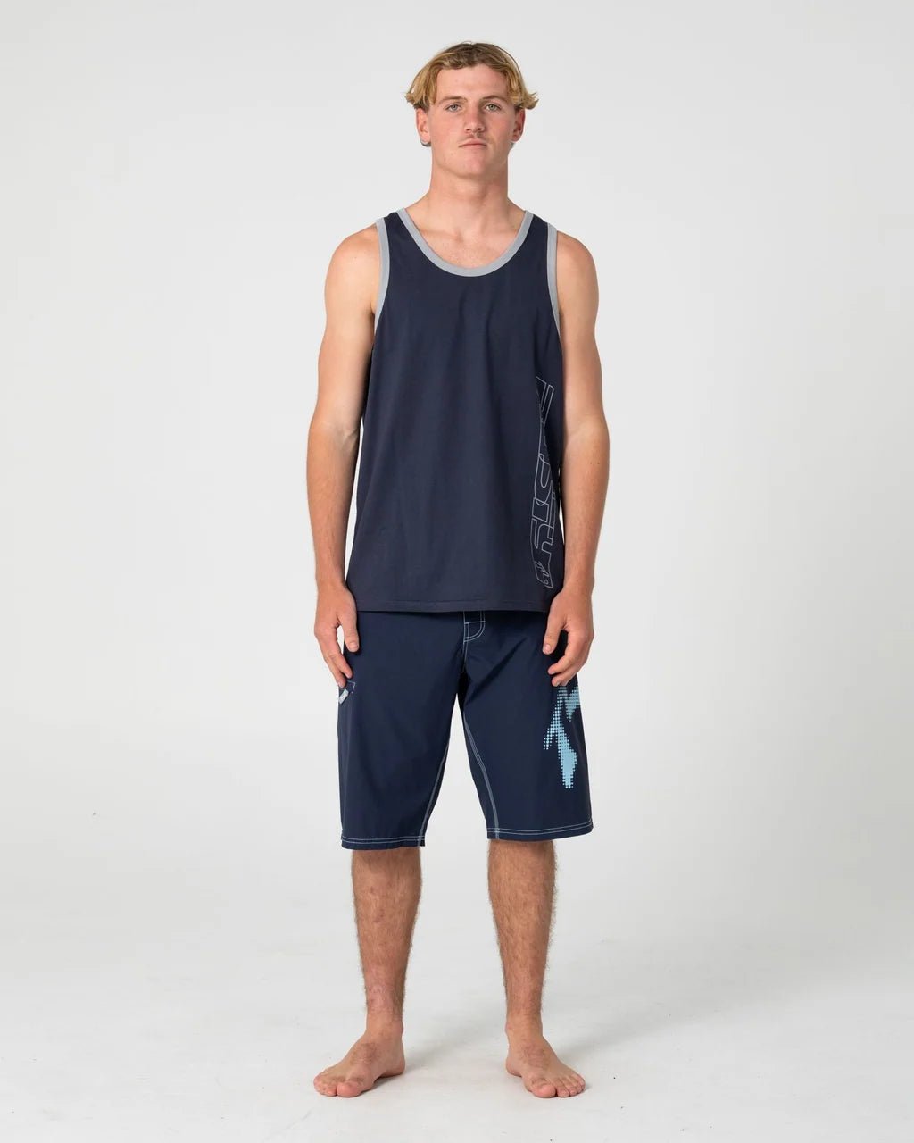 SPEEDRUN TANK -RustyTSM0548-NAVY BLUE-XS
