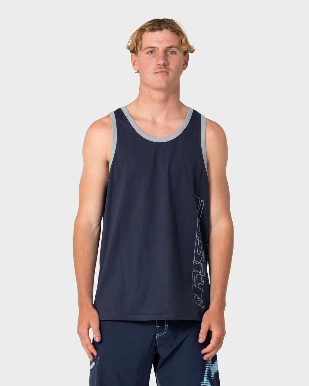 SPEEDRUN TANK -RustyTSM0548-NAVY BLUE-XS