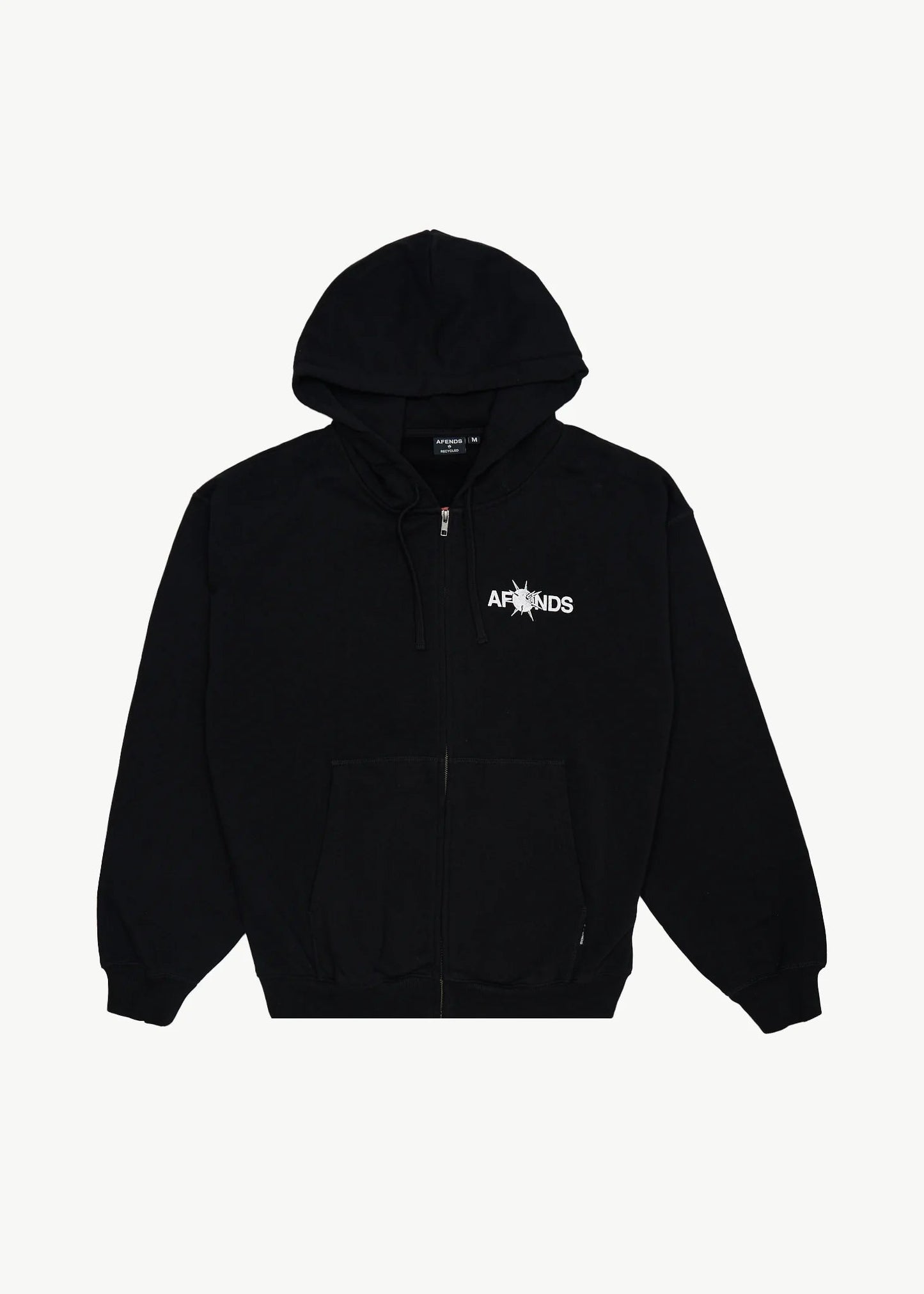 Spiked - Zip Hood - AfendsM253508-BLACK-L