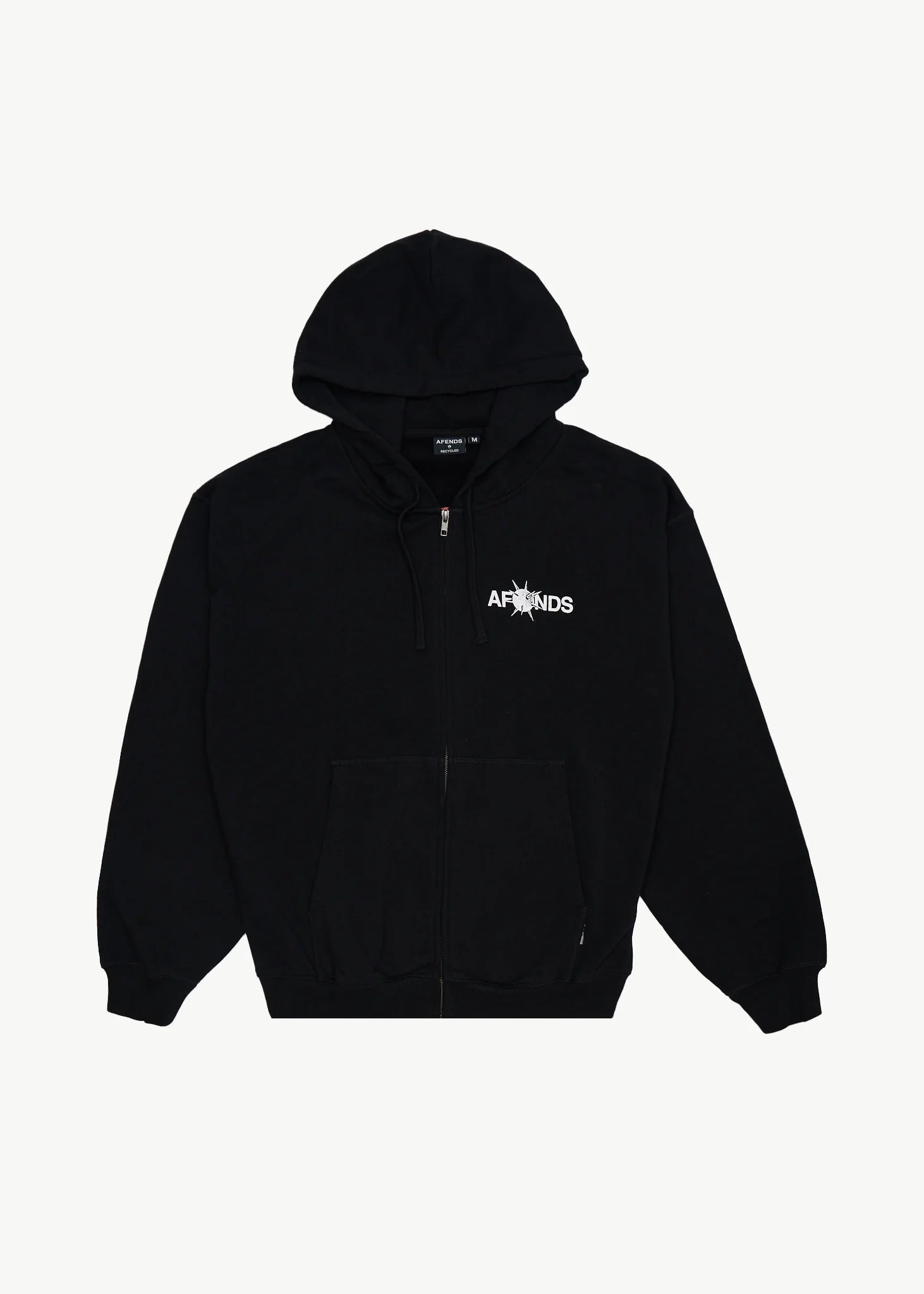 Spiked - Zip Hood - AfendsM253508-BLACK-L