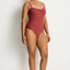 spinnaker u bar bandeau one piece -Sea LevelSL1518SP-terracotta-AU8/US4