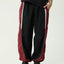Sporting - Recycled Panelled Track Pant - AfendsM253404-BURGUNDY-M