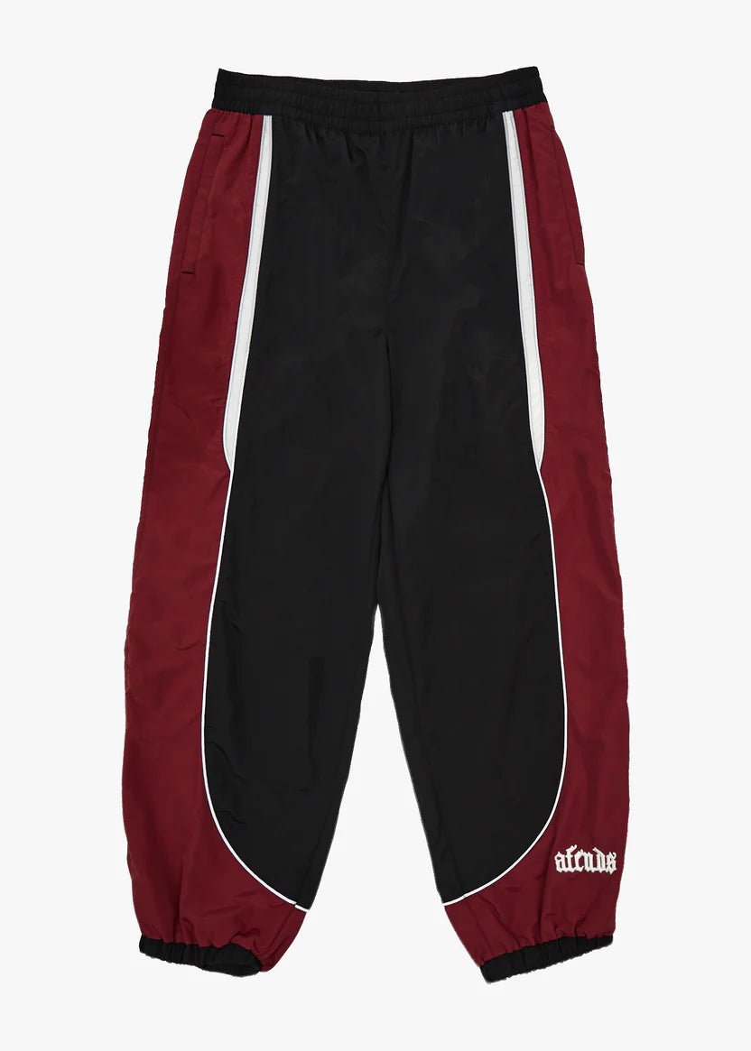Sporting - Recycled Panelled Track Pant - AfendsM253404-BURGUNDY-M