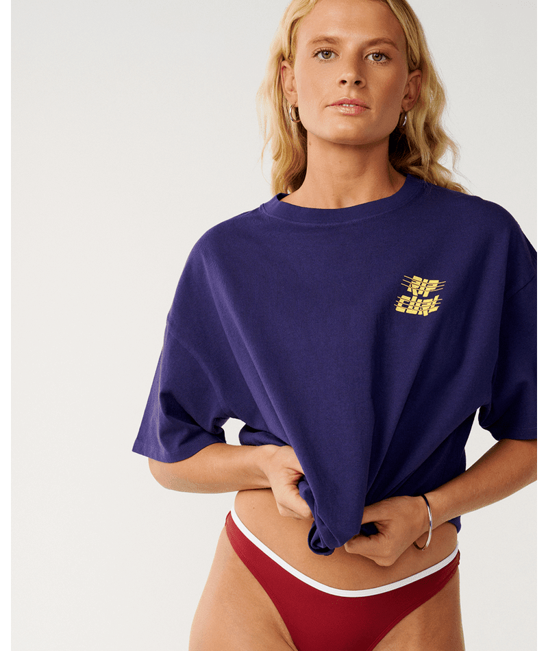 SPORTS DEPARTMENT HERITAGE TEE -Rip Curl0MJWTE-DEEP BLUE-2XS