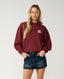 SPORTS DEPT DROP SHOULDER CREW -Rip Curl0BKWFL-DARK PlUM-XS