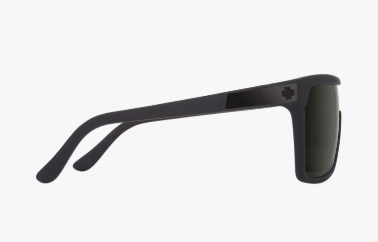 Spy Flynn Sunglasses - SpySPS - FYBT09 670323973863 - Soft Matte Black - Happy Gray Green - 1SZ