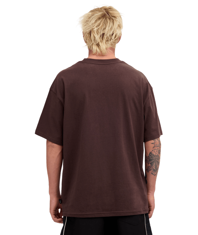 STAB LOGO SS TEE -QuiksilverUQYZT06117-COFFEE BEAN-XS