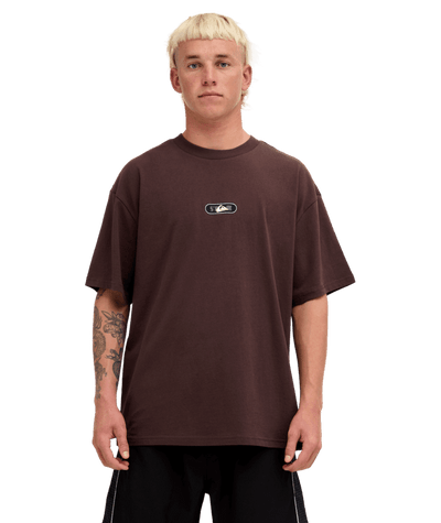STAB LOGO SS TEE -QuiksilverUQYZT06117-COFFEE BEAN-XS