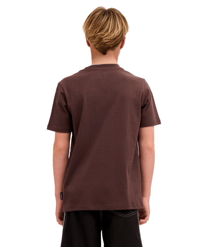 STAB LOGO YOUTH SS TEE -QuiksilverUQBZT03577-COFFEE BEAN-XS/8