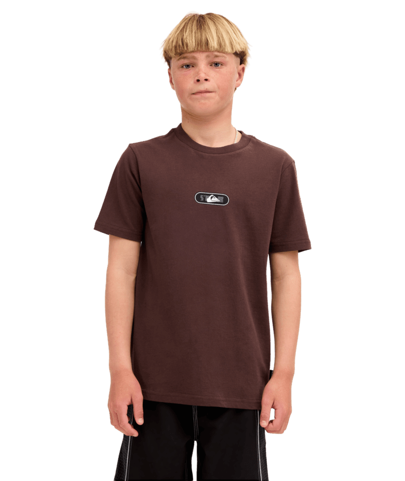 STAB LOGO YOUTH SS TEE -QuiksilverUQBZT03577-COFFEE BEAN-XS/8