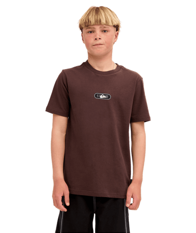 STAB LOGO YOUTH SS TEE -QuiksilverUQBZT03577-COFFEE BEAN-XS/8