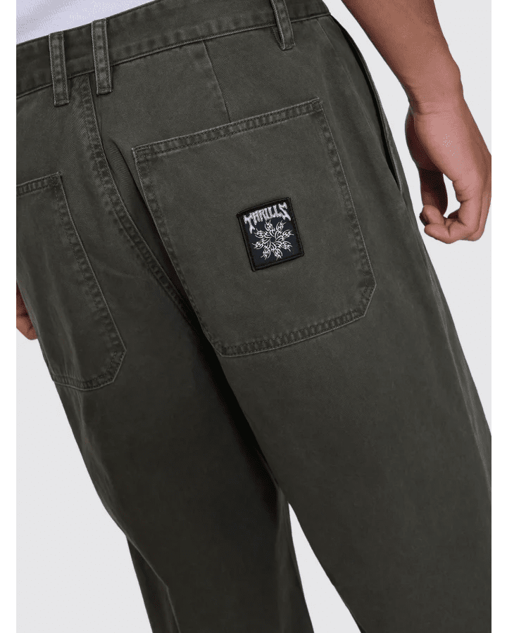 Stagger Big Slacker Cropped Pant - ThrillsTA26-401F-Oil Green-28
