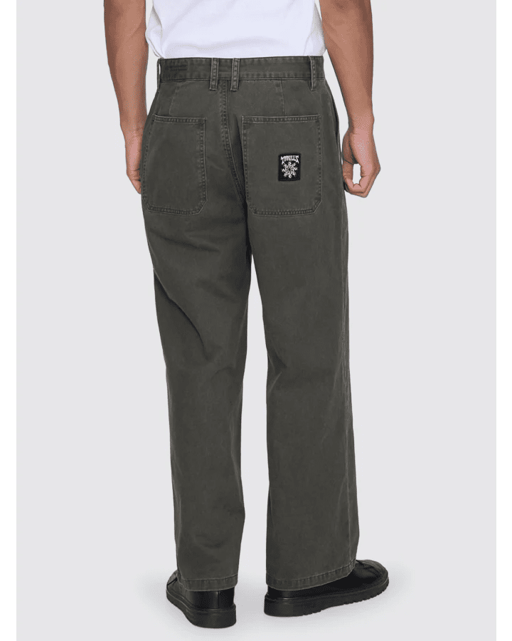 Stagger Big Slacker Cropped Pant - ThrillsTA26-401F-Oil Green-28