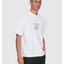 Stagger Box Fit Oversize Cropped Tee - ThrillsTA26-161A-Snow White-S