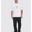 Stagger Box Fit Oversize Cropped Tee - ThrillsTA26-161A-Snow White-S