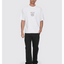Stagger Box Fit Oversize Cropped Tee - ThrillsTA26-161A-Snow White-S