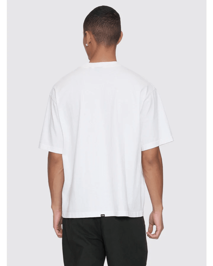 Stagger Box Fit Oversize Cropped Tee - ThrillsTA26-161A-Snow White-S