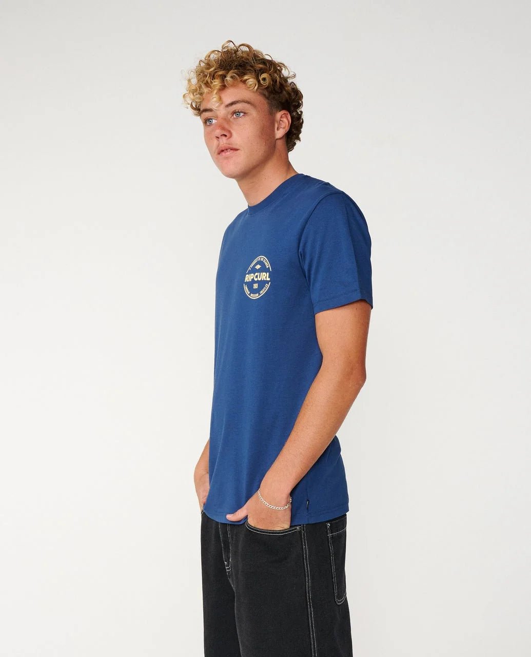STAPLE TEE -Rip Curl12RMTE-MUTED GREEN-XL