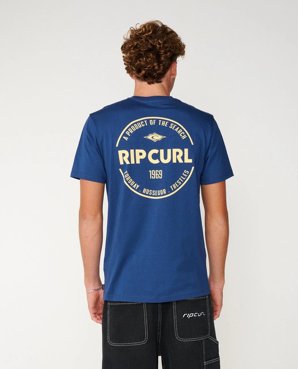 STAPLE TEE -Rip Curl12RMTE-MUTED GREEN-XL