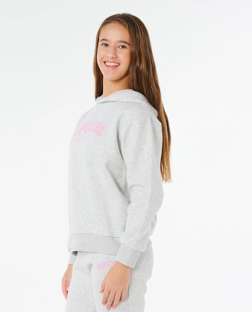 STAPLE VARISTY HOOD - GIRL - Rip Curl03PGFL-LIGHT GREY MARLE-8