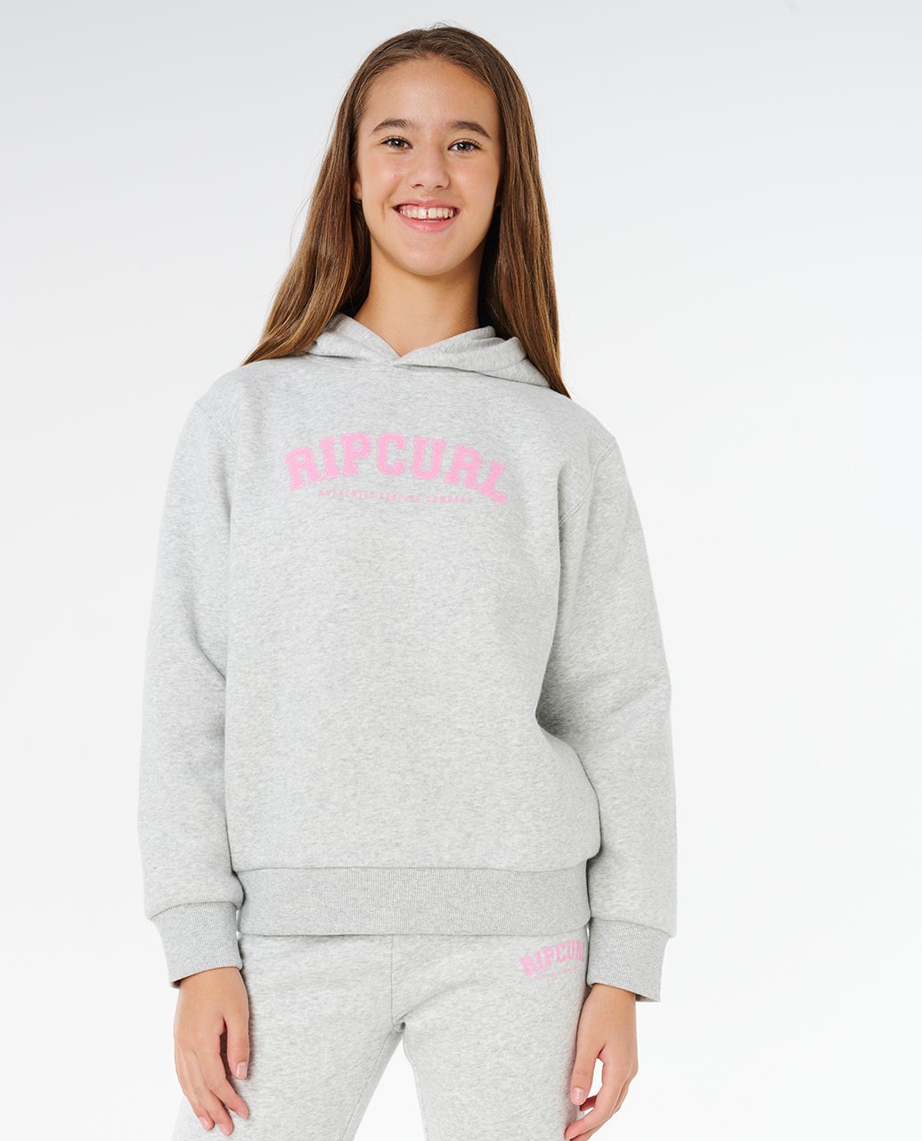 STAPLE VARISTY HOOD - GIRL - Rip Curl03PGFL-LIGHT GREY MARLE-8