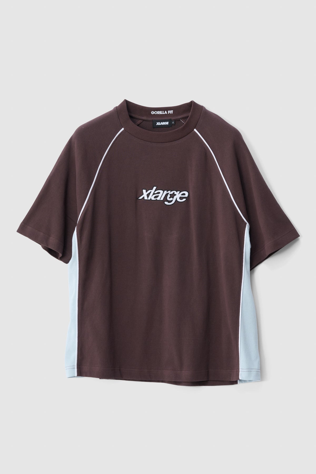 STAR PANEL GORILLA FIT TEE -XlargeXL026S2102-CHOCOLATE-XXS