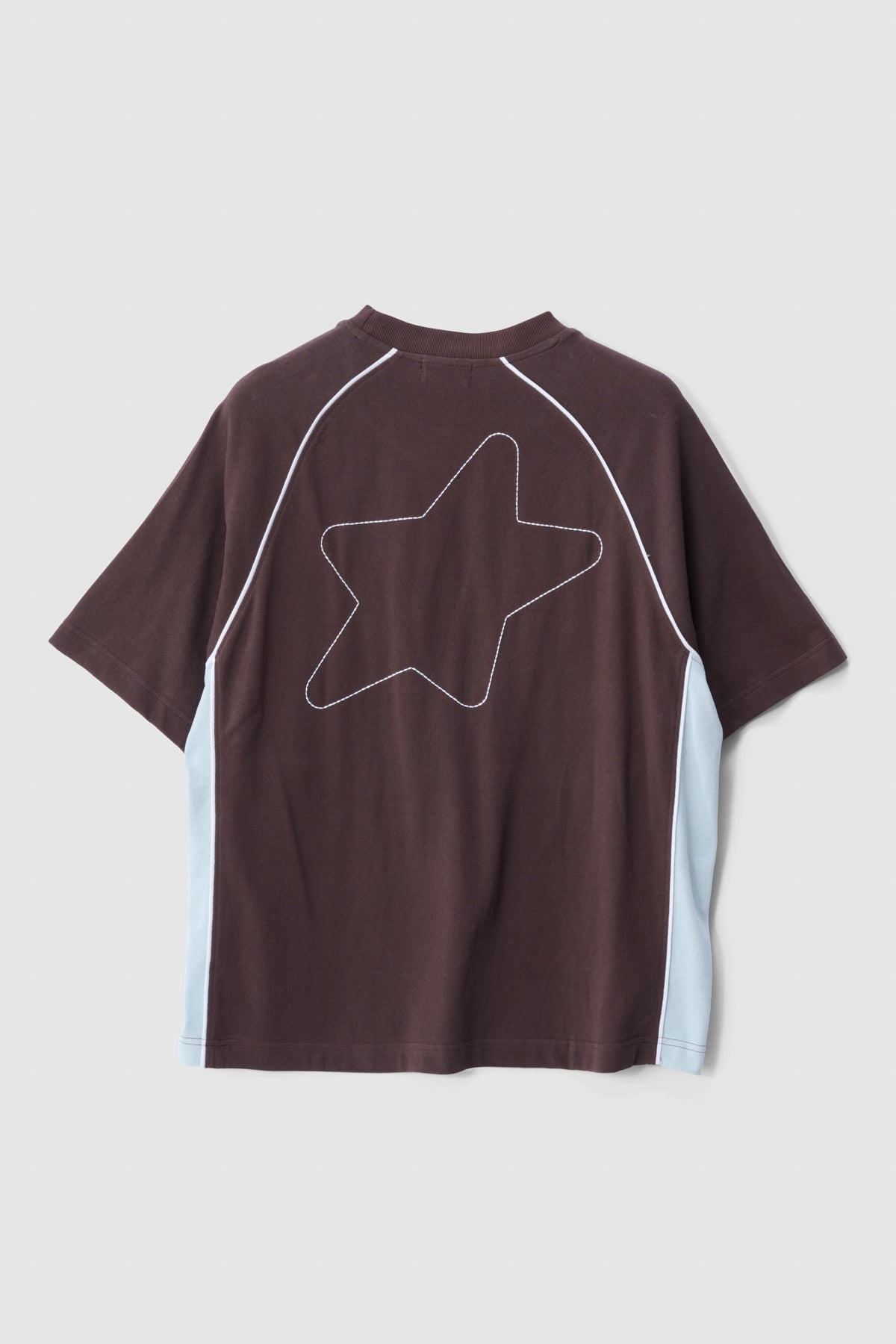 STAR PANEL GORILLA FIT TEE -XlargeXL026S2102-CHOCOLATE-XXS