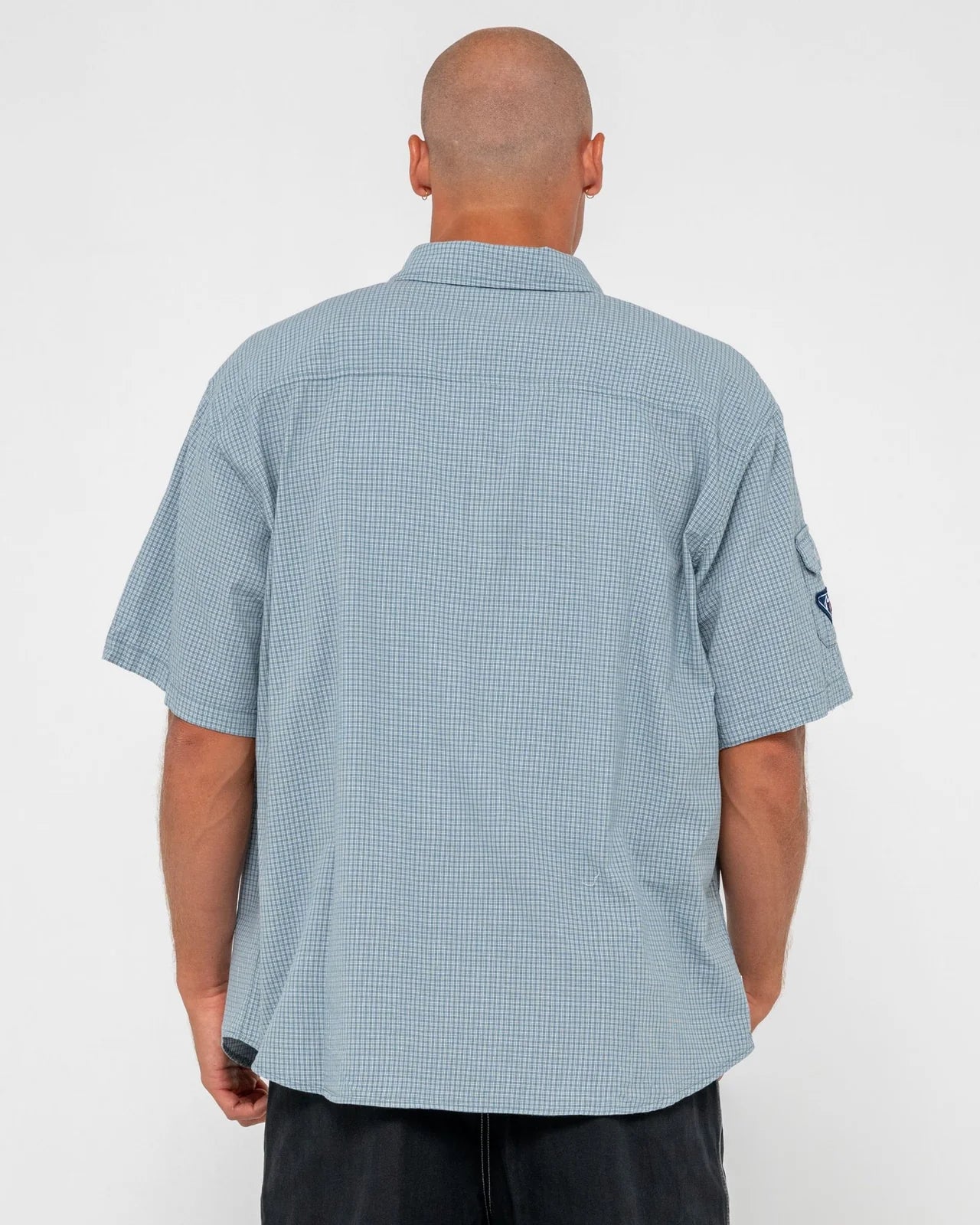 STASHA POCKET SHORT SLEEVE SHIRT - RustyWSM1213-CHINA BLUE-S