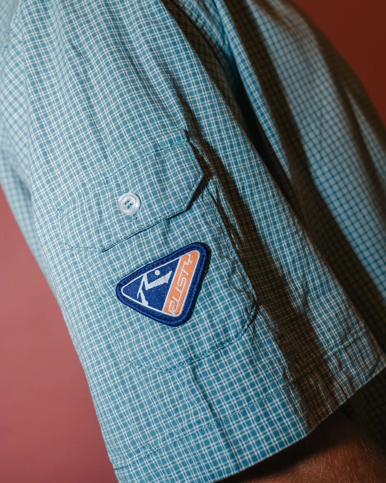 STASHA POCKET SHORT SLEEVE SHIRT - RustyWSM1213-CHINA BLUE-S