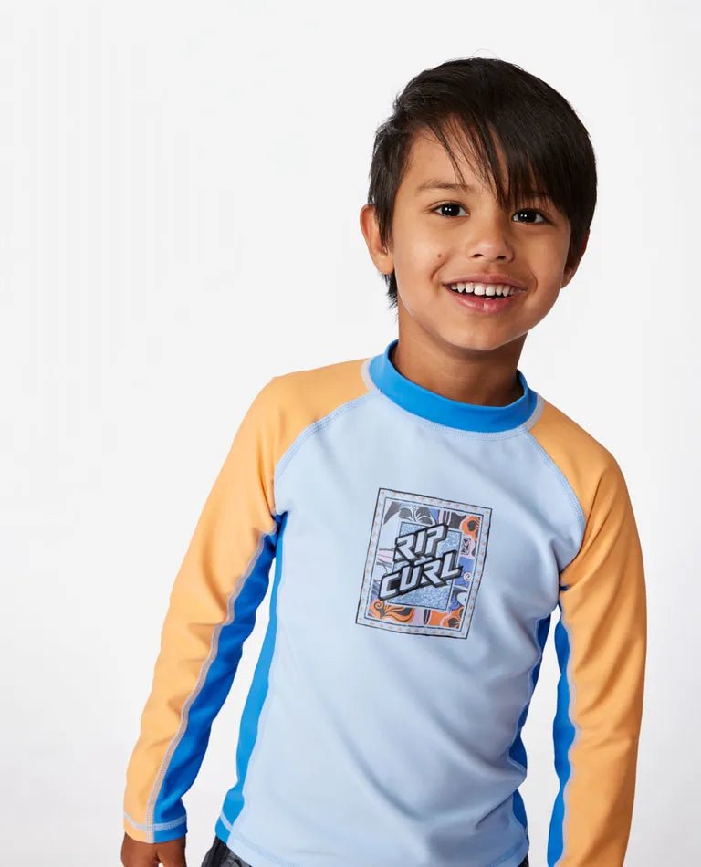 Static Youth UPF LS Boy - Rip CurlTNKTRV - 0070 - Blue - 1to2