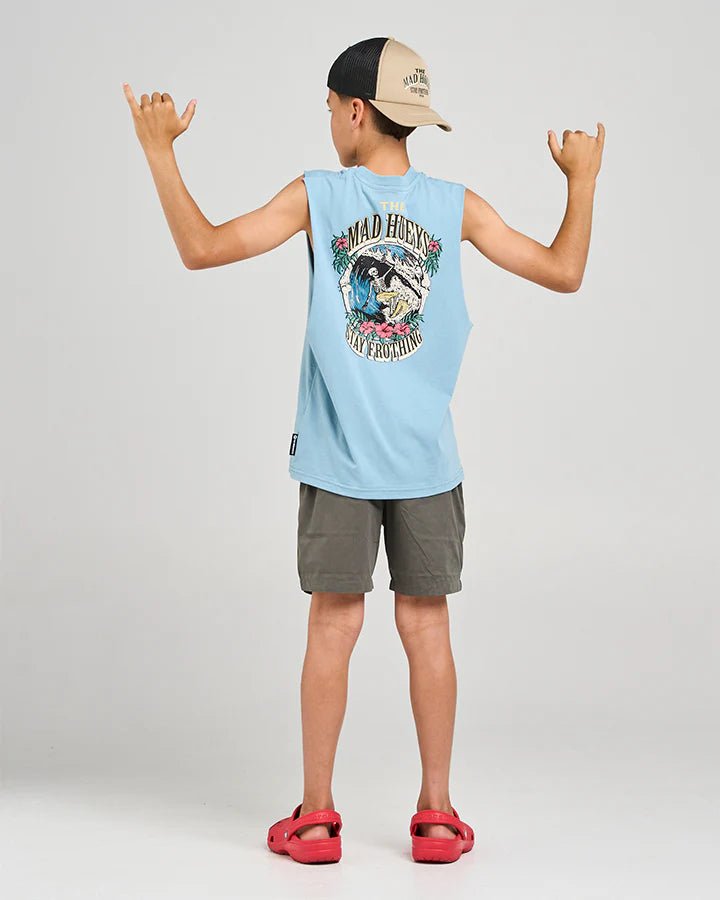 STAY FROTHING | YOUTH MUSCLE - The Mad HueysH425B02002 - STEEL BLUE - 6