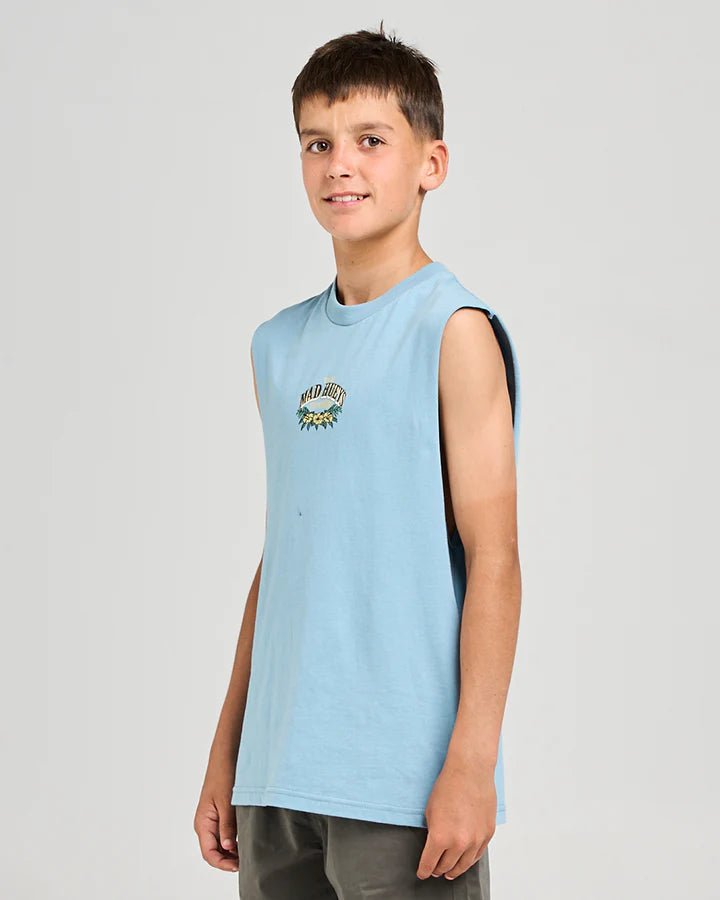 STAY FROTHING | YOUTH MUSCLE - The Mad HueysH425B02002 - STEEL BLUE - 6